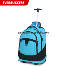 China Factory Wholesale Backpack Trolley Backpack with Wheels for Teenager, Traveling Rolling Backpack (ESV245)
